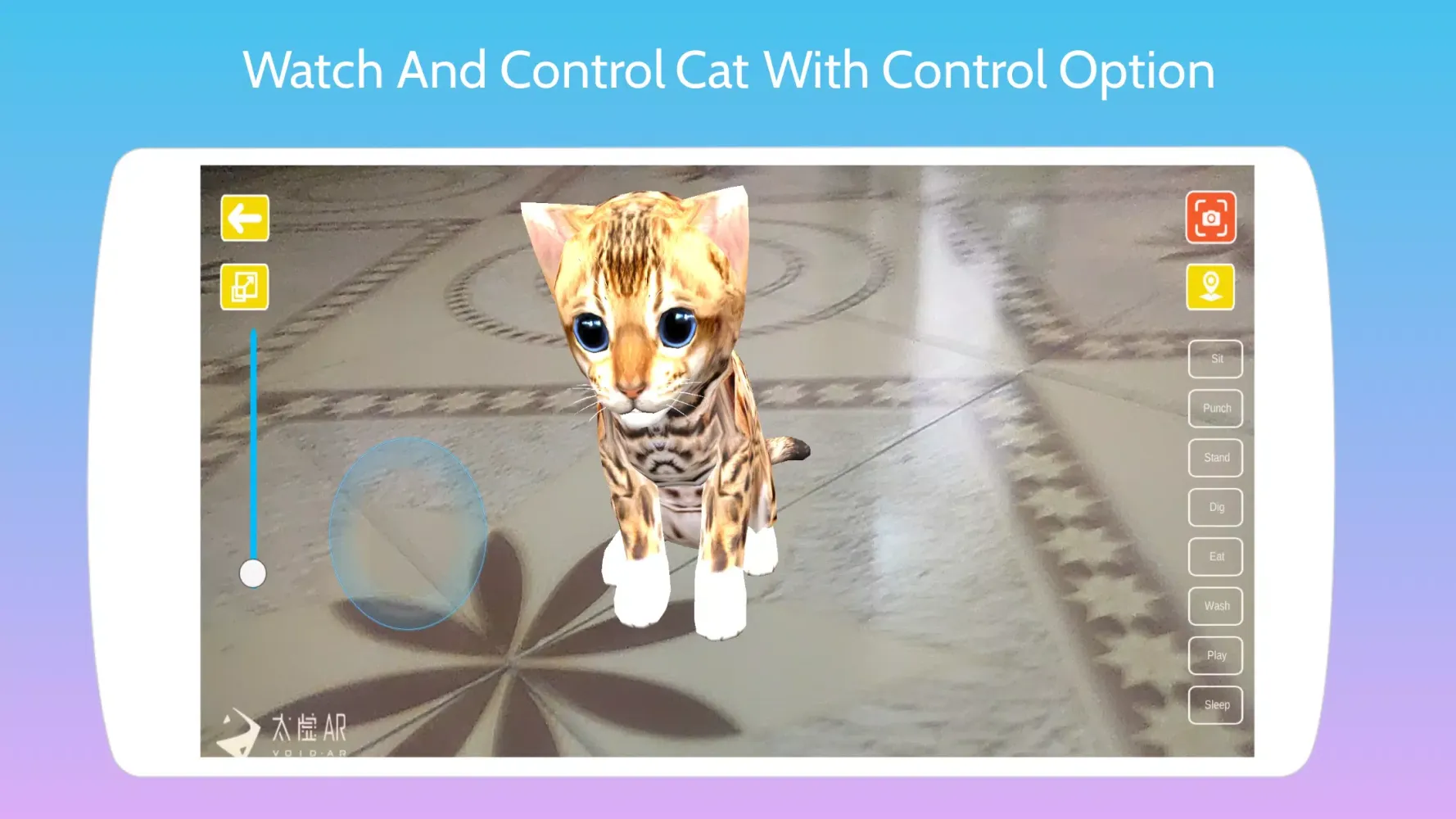 Tangkapan layar Cute Cat Ar