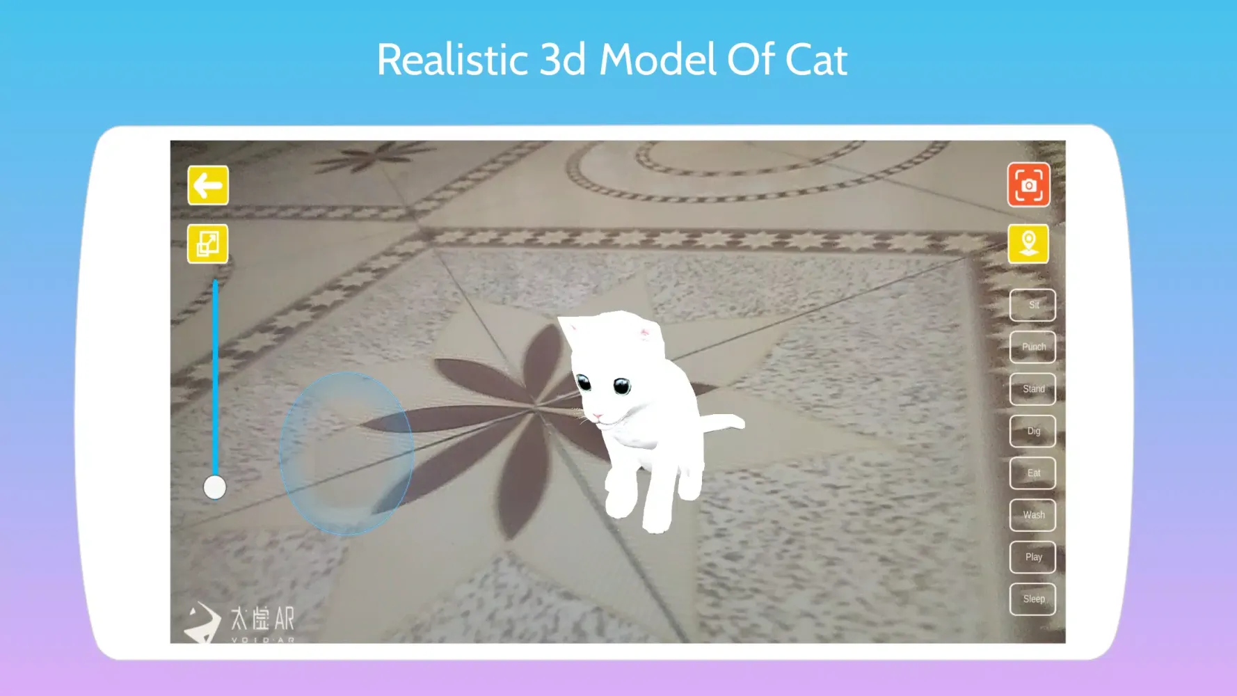 Tangkapan layar Cute Cat Ar