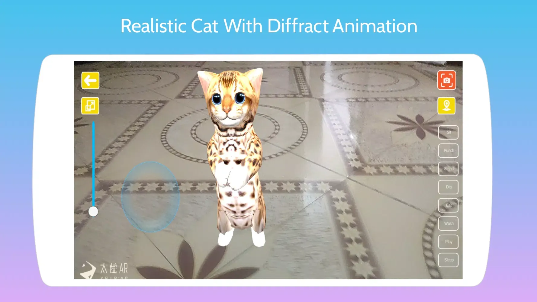 Tangkapan layar Cute Cat Ar