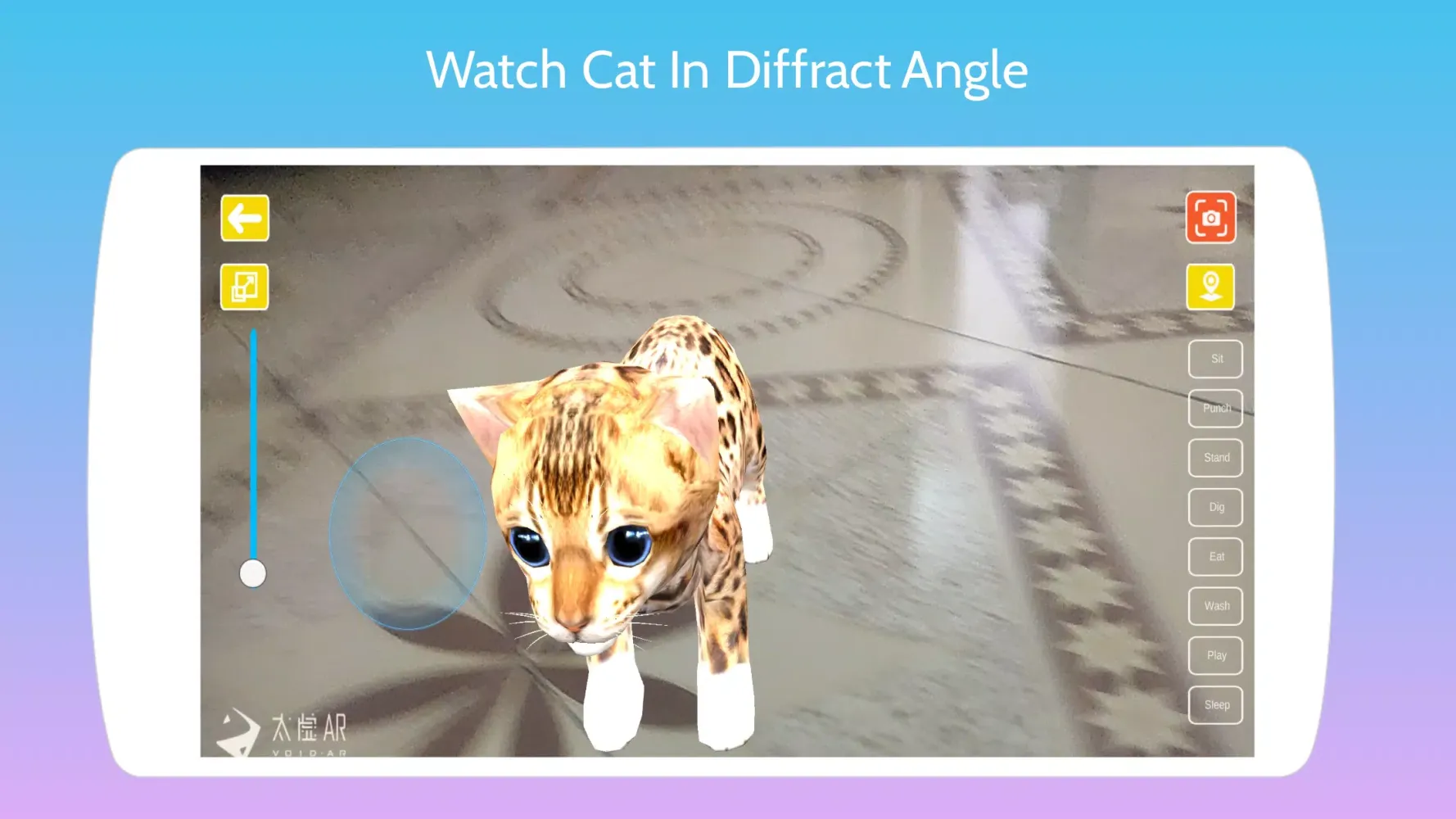 Tangkapan layar Cute Cat Ar