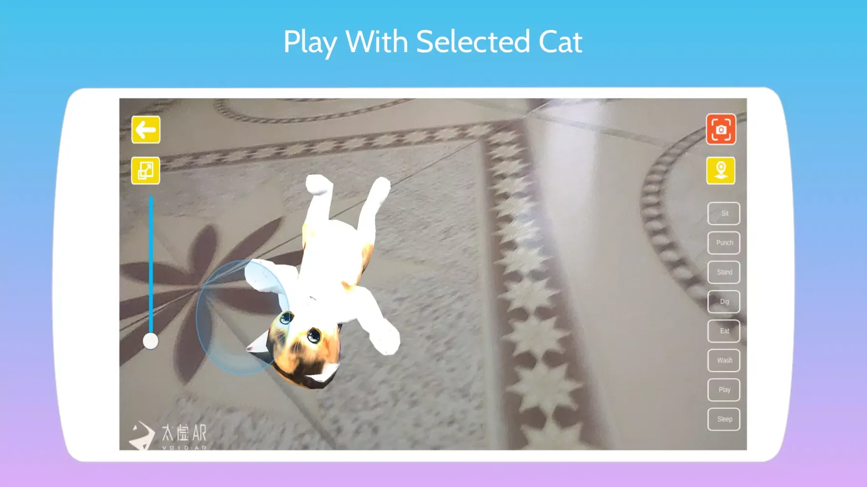 Tangkapan layar Cute Cat Ar