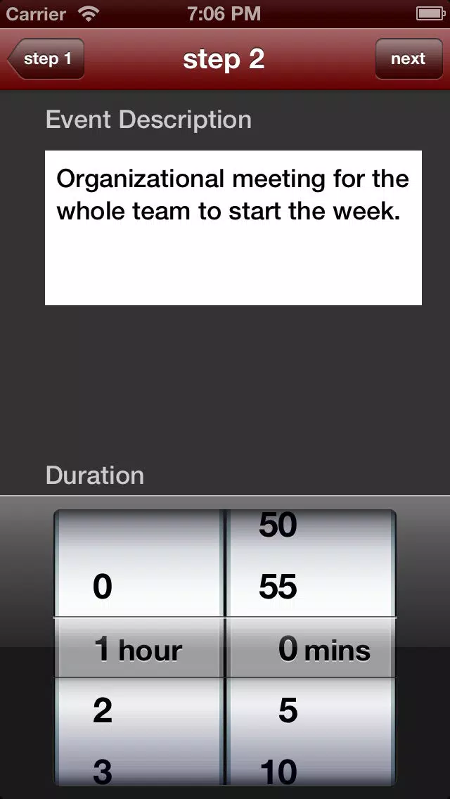 ภาพหน้าจอของ event scheduler free - ics file maker