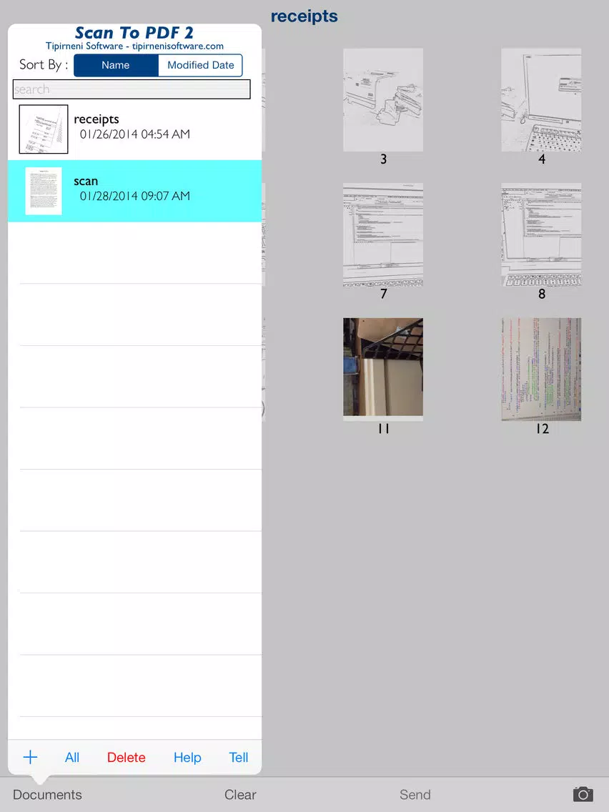 Screenshot di Scan To PDF 2 Free iPad 