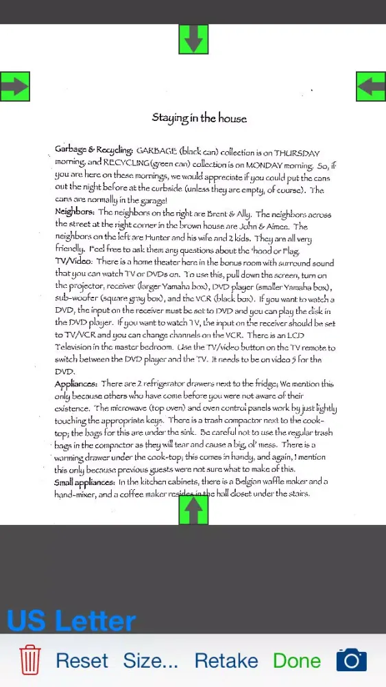 ภาพหน้าจอของ Scan To PDF 2 Free