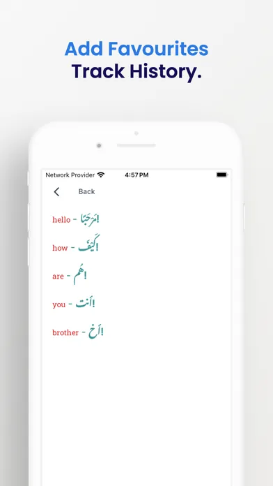 Captures d'écran de Arabic-English Translate Words