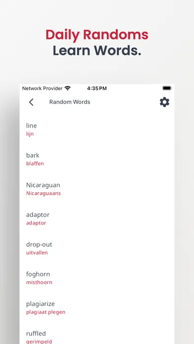 Capturas de pantalla de Dutch-English Translator Words