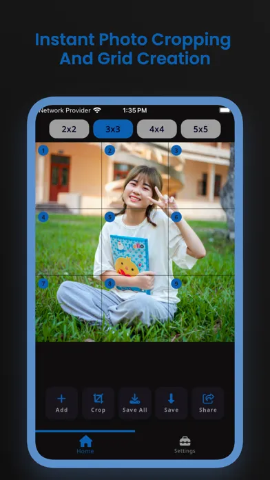 Grid Post - Photo Split Maker スクリーンショット