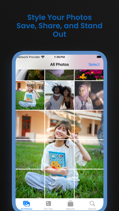 Ảnh chụp màn hình của Grid Post - Photo Split Maker