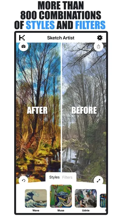 Photo Effects - Sketch Artist سکرین شاٹس