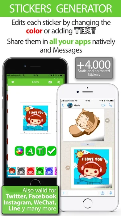 Скриншоты Sticker Emoticons Generator