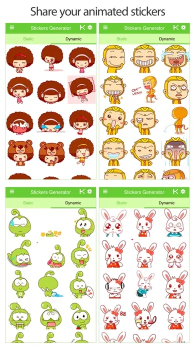 Скриншоты Sticker Emoticons Generator