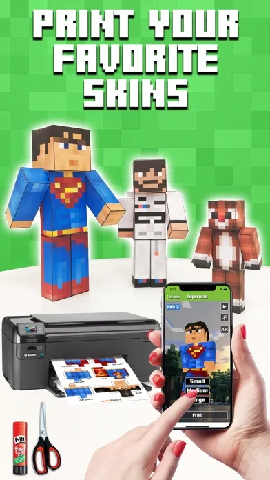 Zrzuty ekranu Papercraft for Minecraft PE