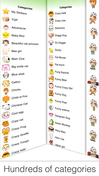 Capturas de pantalla de Stickers for WeChat
