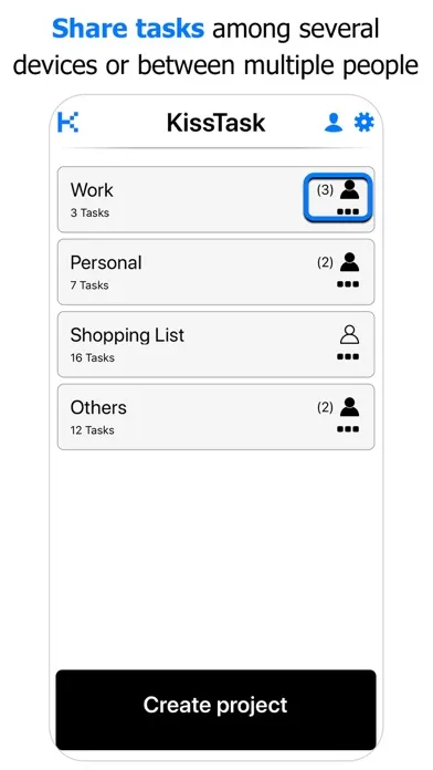 Screenshot di KissTask : Task List Manager