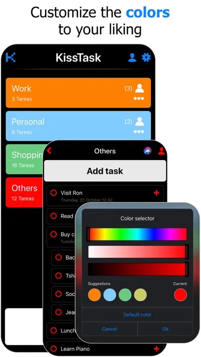 Screenshot di KissTask : Task List Manager