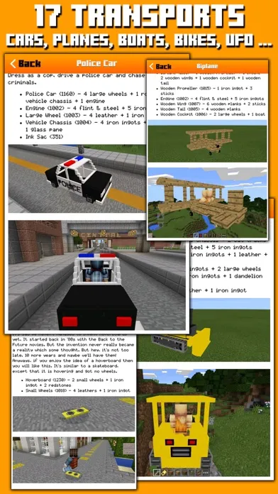 Ảnh chụp màn hình của TRANSPORT MODS for MINECRAFT Pc EDITION
