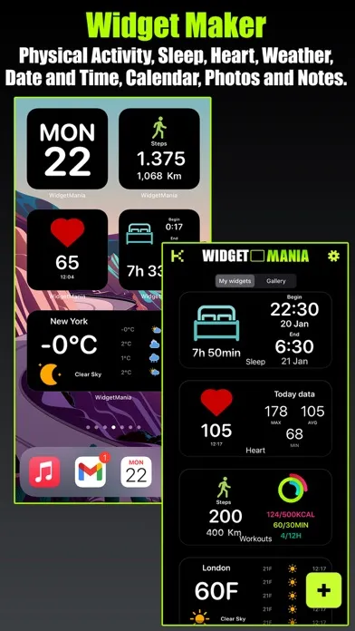 Widgetmania – Custom widgets Screenshots