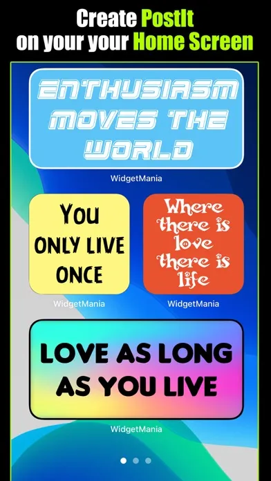Widgetmania – Custom widgets Screenshots