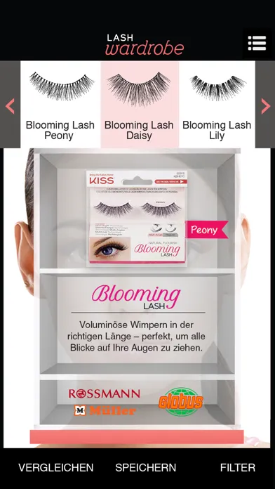 Zrzuty ekranu Lash Wardrobe-DE