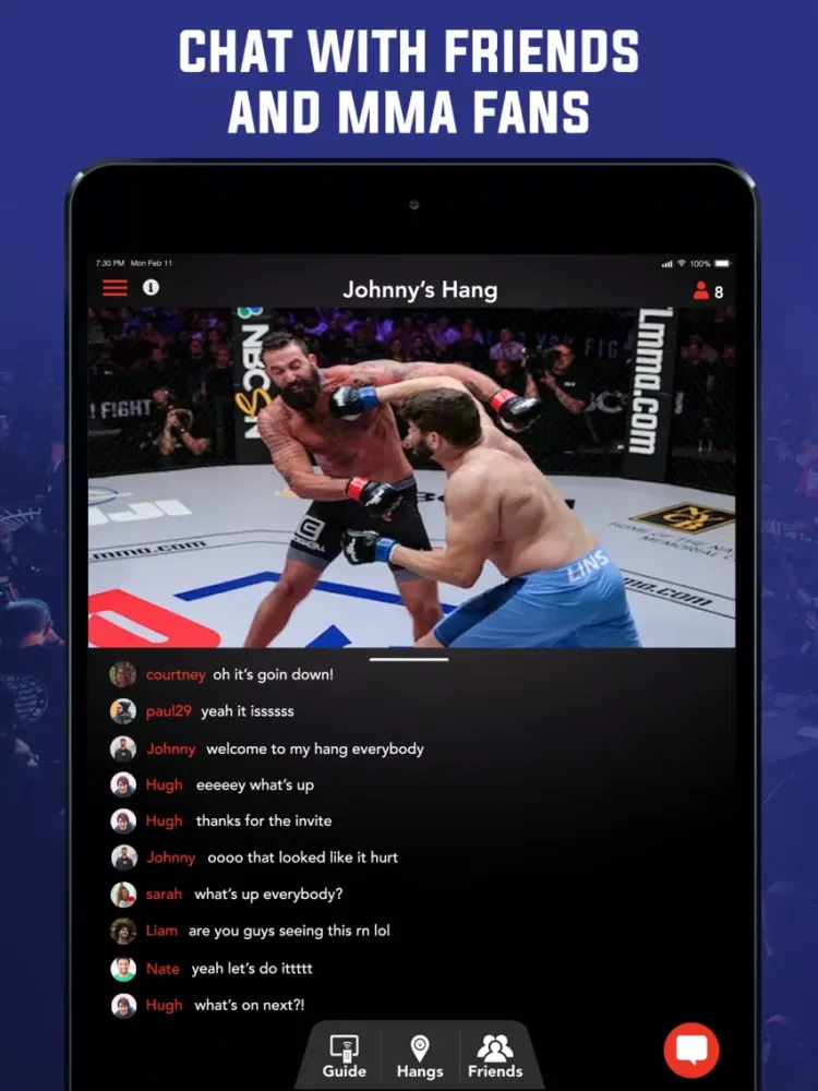 PFL Live: Official App iPad  سکرین شاٹس