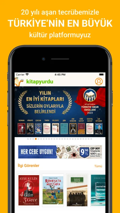 Zrzuty ekranu Kitapyurdu