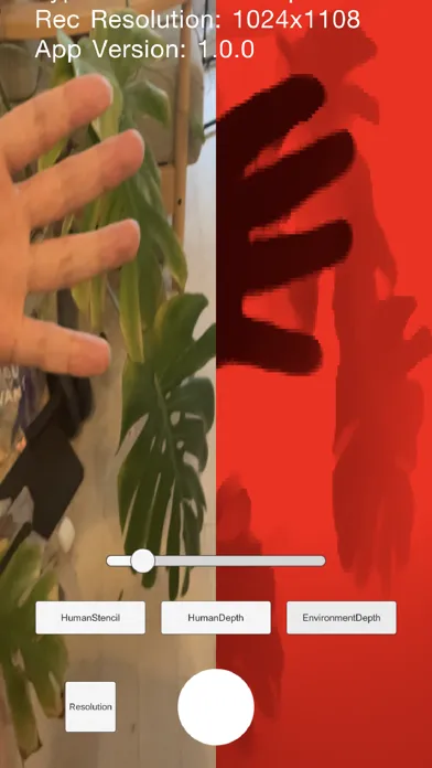 Zrzuty ekranu HumanStencilCam