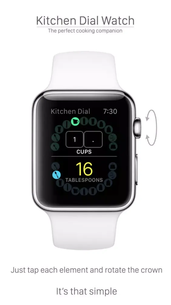 Tangkapan skrin Kitchen Dial Watch