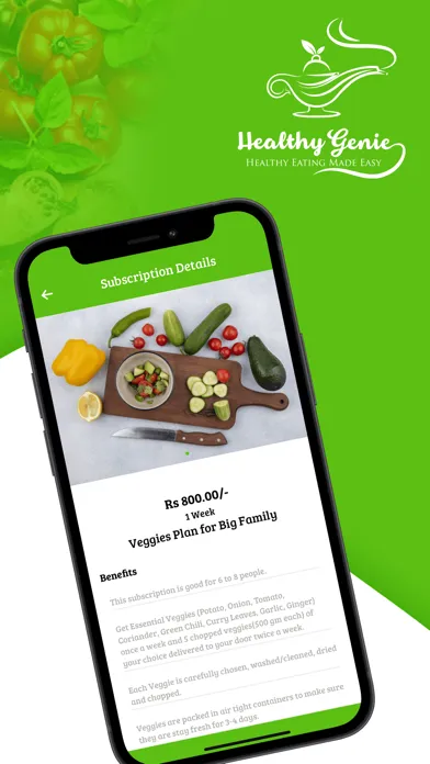 Capturas de pantalla de Healthy Genie
