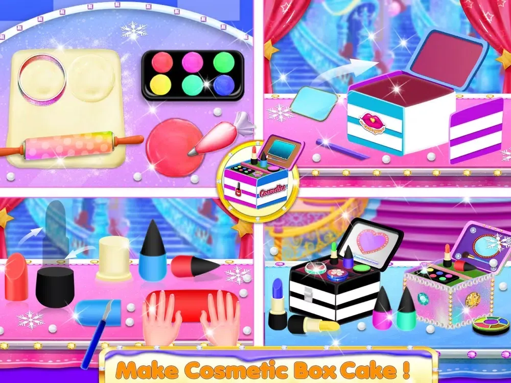 Cosmetic Box Comfy Cakes iPad 应用截图
