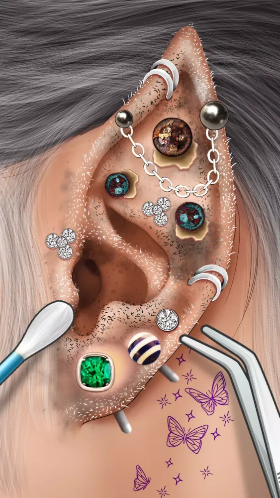 Скриншоты Ear Salon ASMR Ear Wax& Tattoo