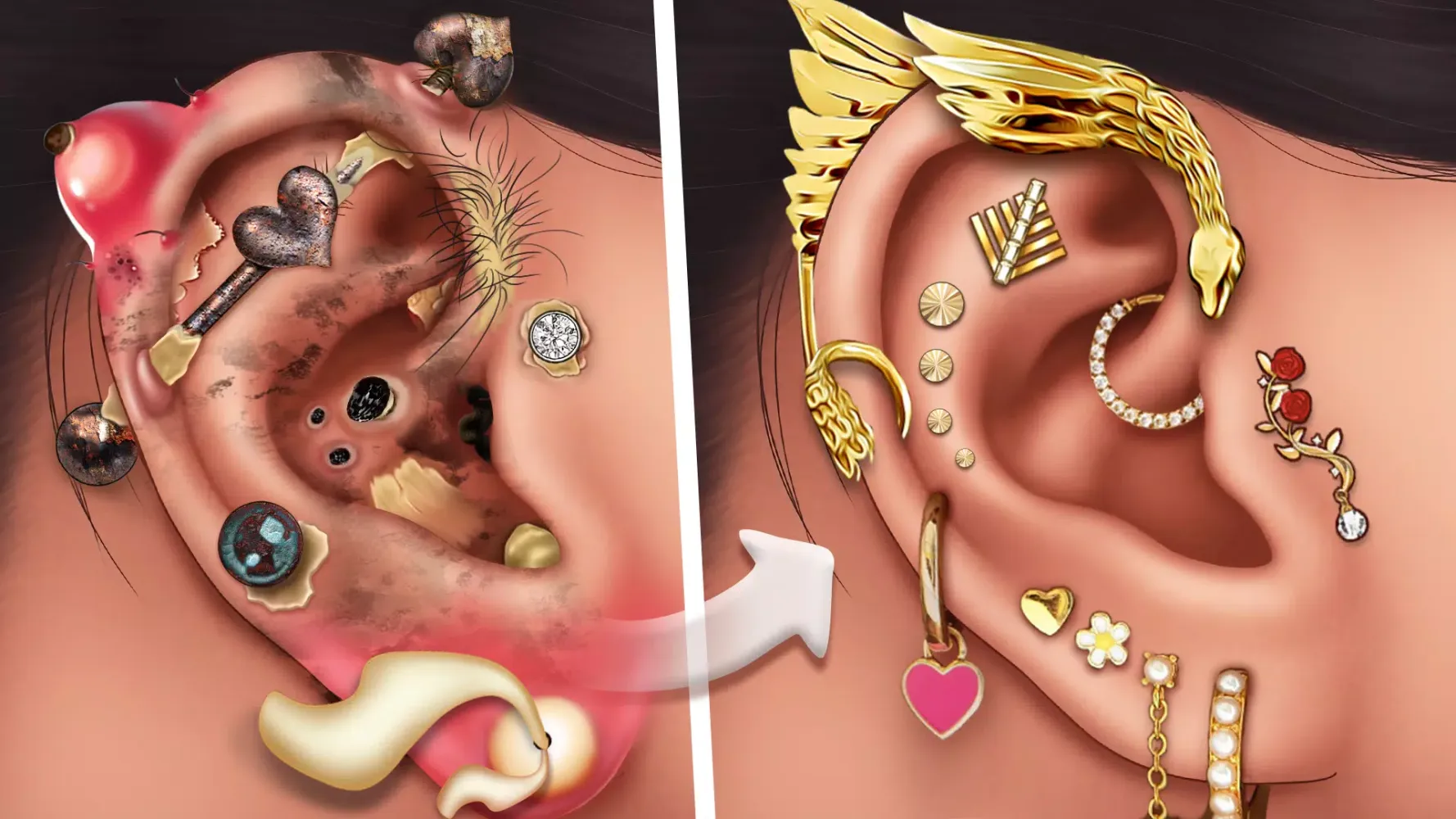 Скриншоты Ear Salon ASMR Ear Wax& Tattoo