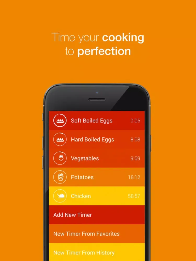 Kitchen Timer - Multiple Timers to Time Your Cooking to Perfection iPad  Screenshots