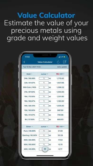 Gold Live! Gold Price, Silver سکرین شاٹس