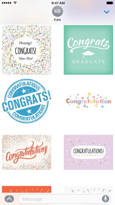 تصاویر Congratulations Stickers