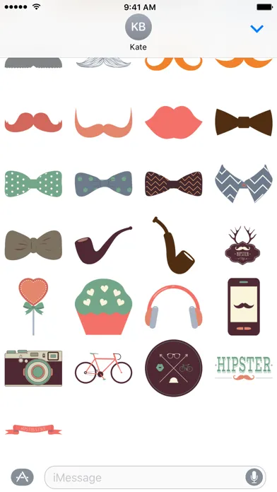 Ultimate Hipster Stickers স্ক্রিনশট