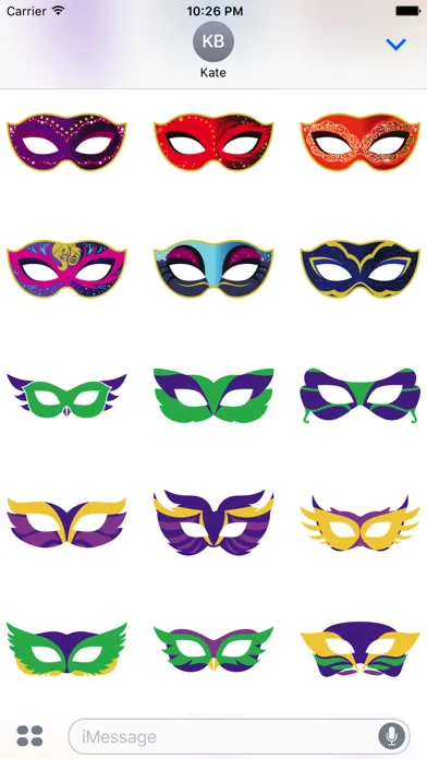 Mardi Gras Stickers Screenshots