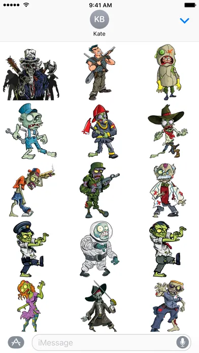 Скриншоты Zombie Sticker Pack