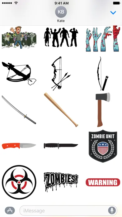Скриншоты Zombie Sticker Pack