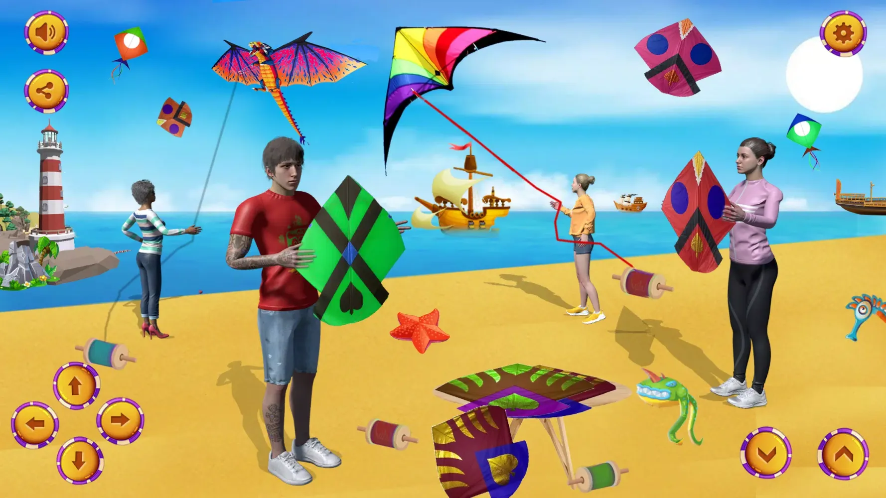 Kite Game 3D Kite Flying Games Screenshots