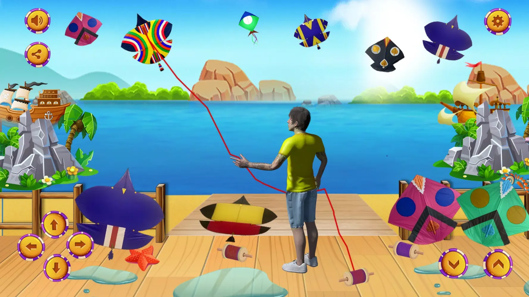 Kite Game 3D Kite Flying Games Screenshots