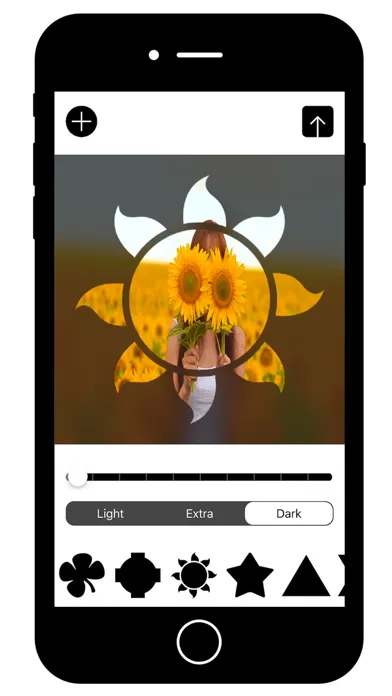 ShapeBlur image maker स्क्रीनशॉट