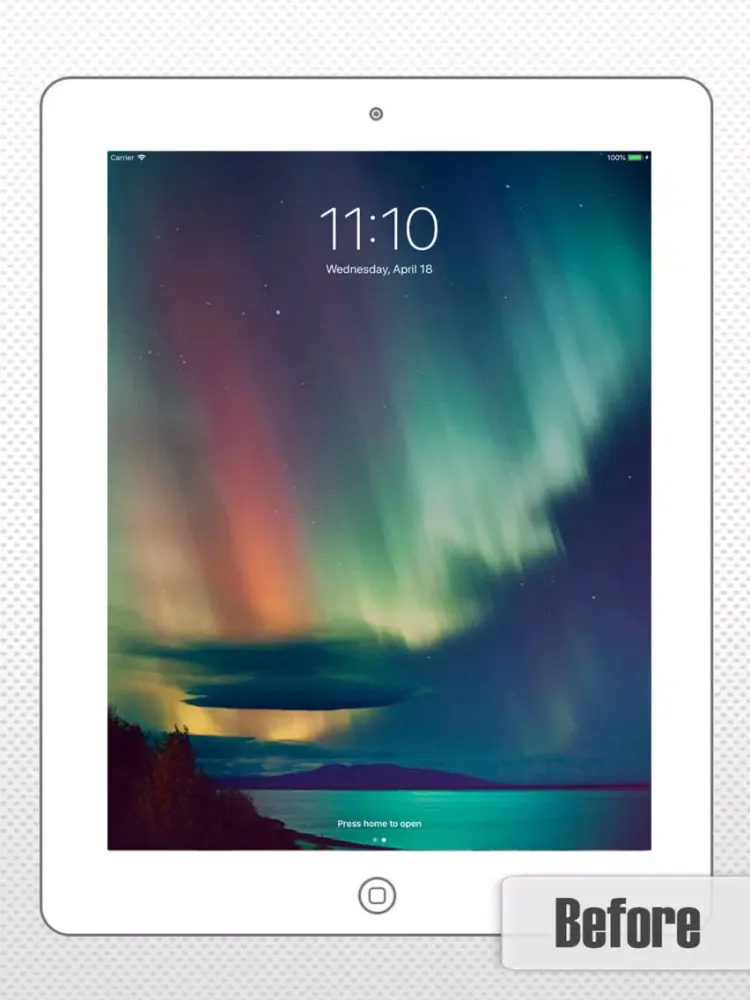 Ảnh chụp màn hình của Maker Lock Screen Wallpaper iPad 