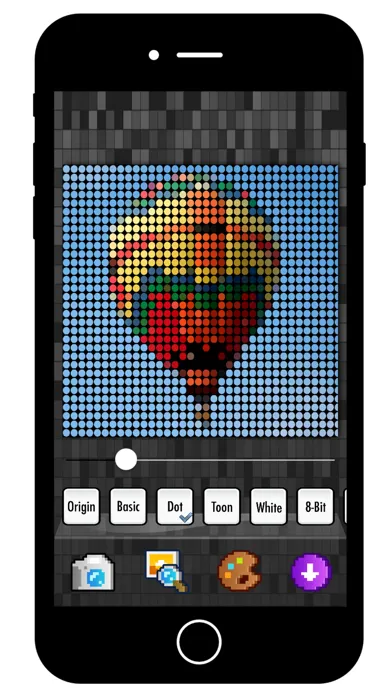 Captures d'écran de Pixto Pixel Photo