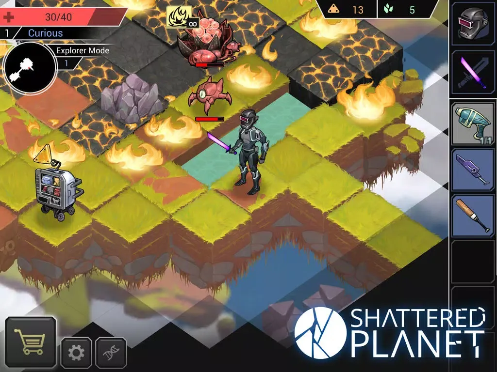 Shattered Planet (RPG) iPad  スクリーンショット