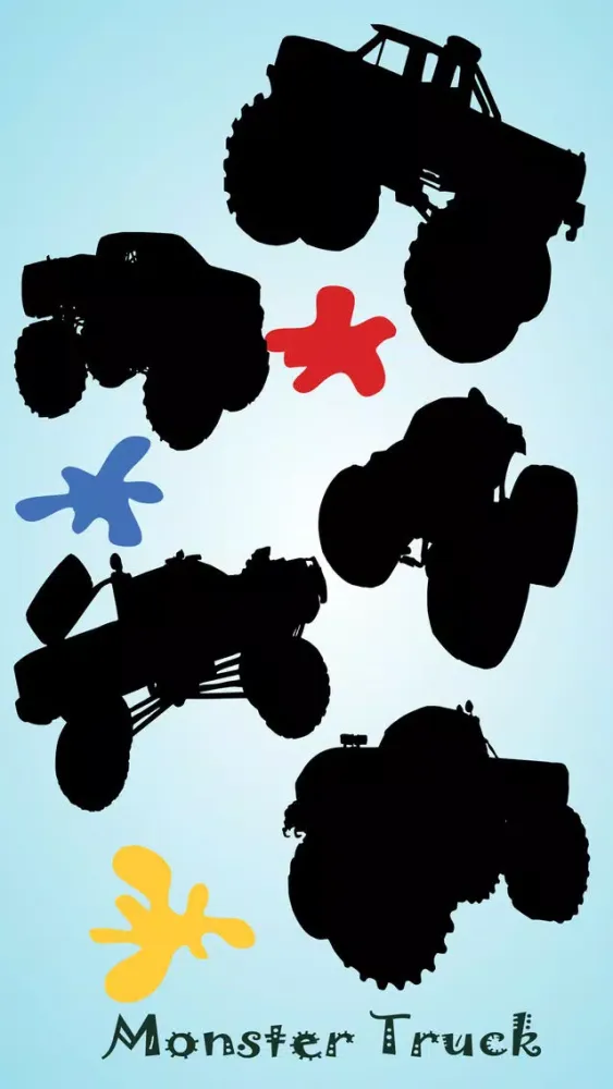 تصاویر Monster Truck Coloring Book for Kids and Preschool