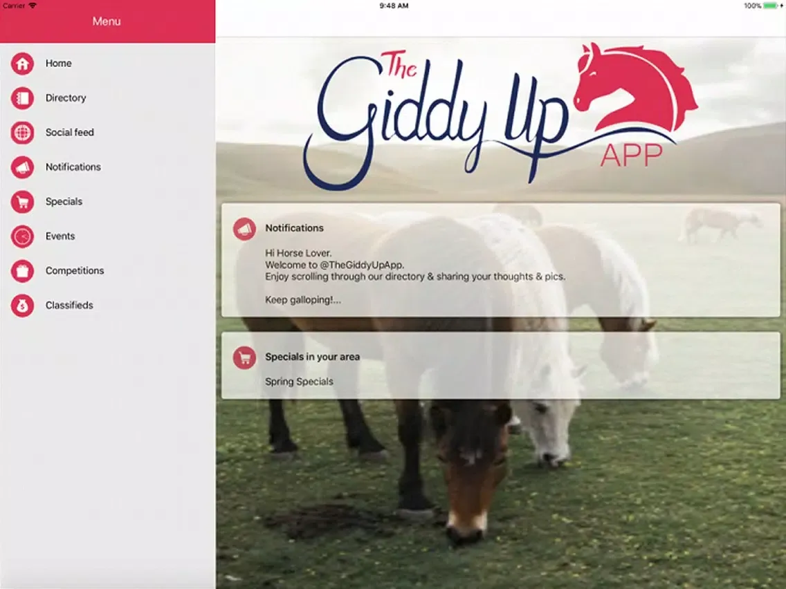 صور The Giddy Up App iPad 