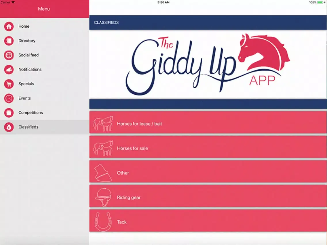صور The Giddy Up App iPad 