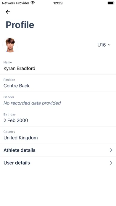 Kitman Labs Athlete স্ক্রিনশট