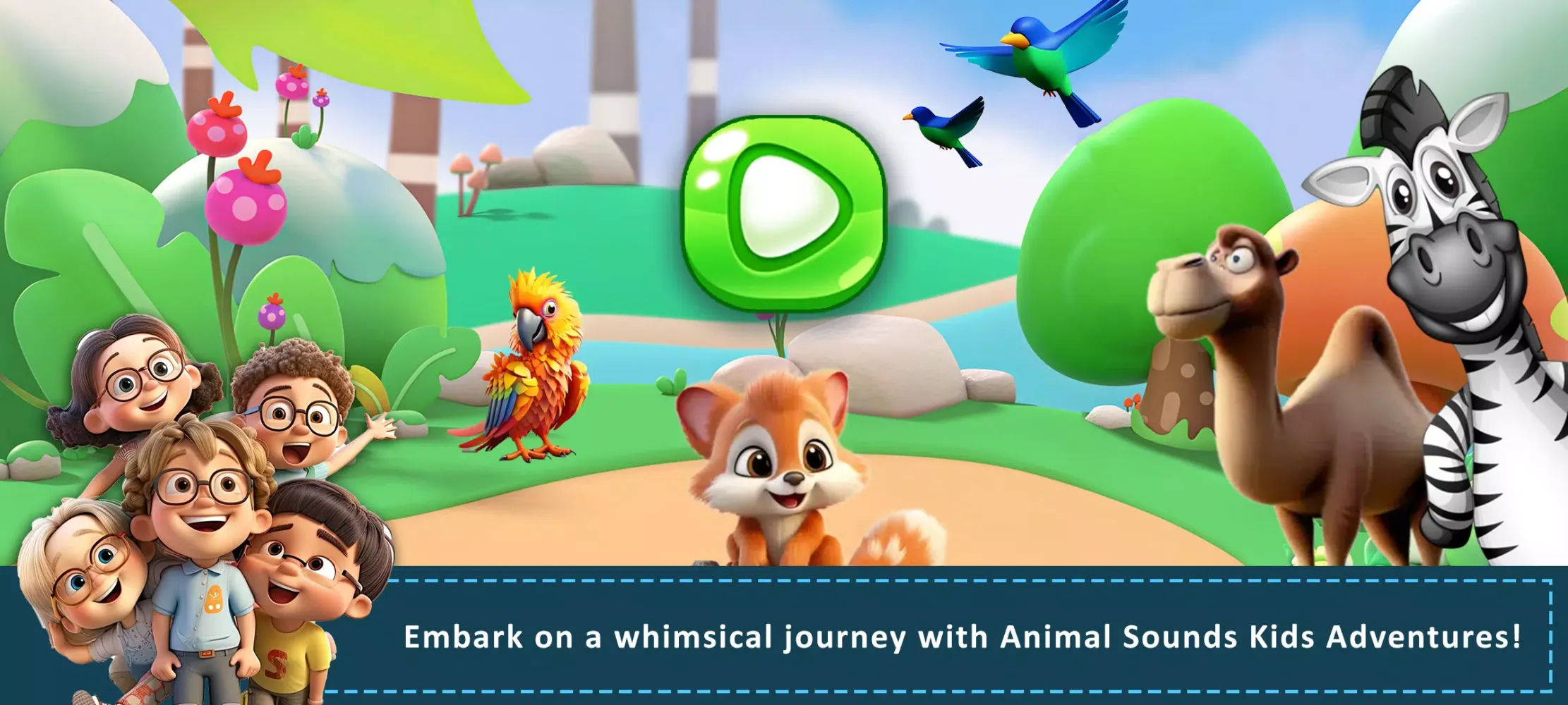 Animal Sounds: Kids Adventures Ekran Görüntüleri