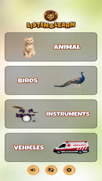 Zrzuty ekranu Listen & Learn : Fun Learning